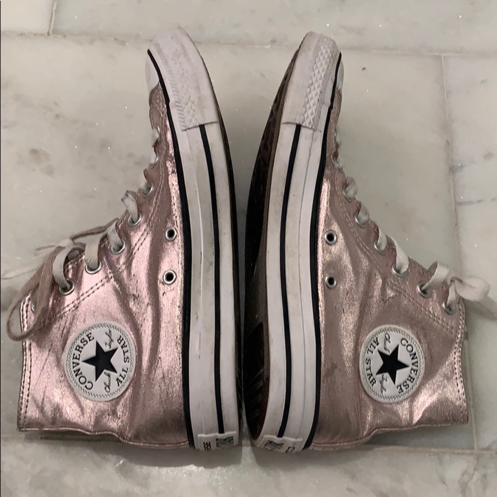 Converse Rose Quartz Pink Hightop Women's Sz 8.5